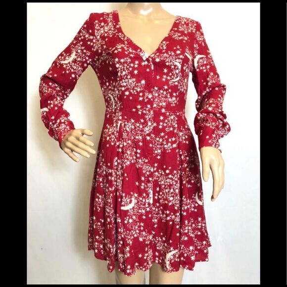 & OTHER STORIES STARS & MOON 🌙 BUTTON DOWN DRESS - Picture 1 of 8